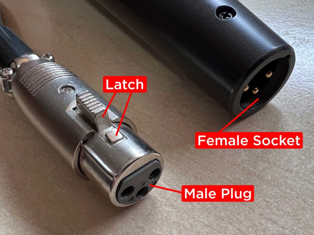 XLR - Male and Female Plug and Socket