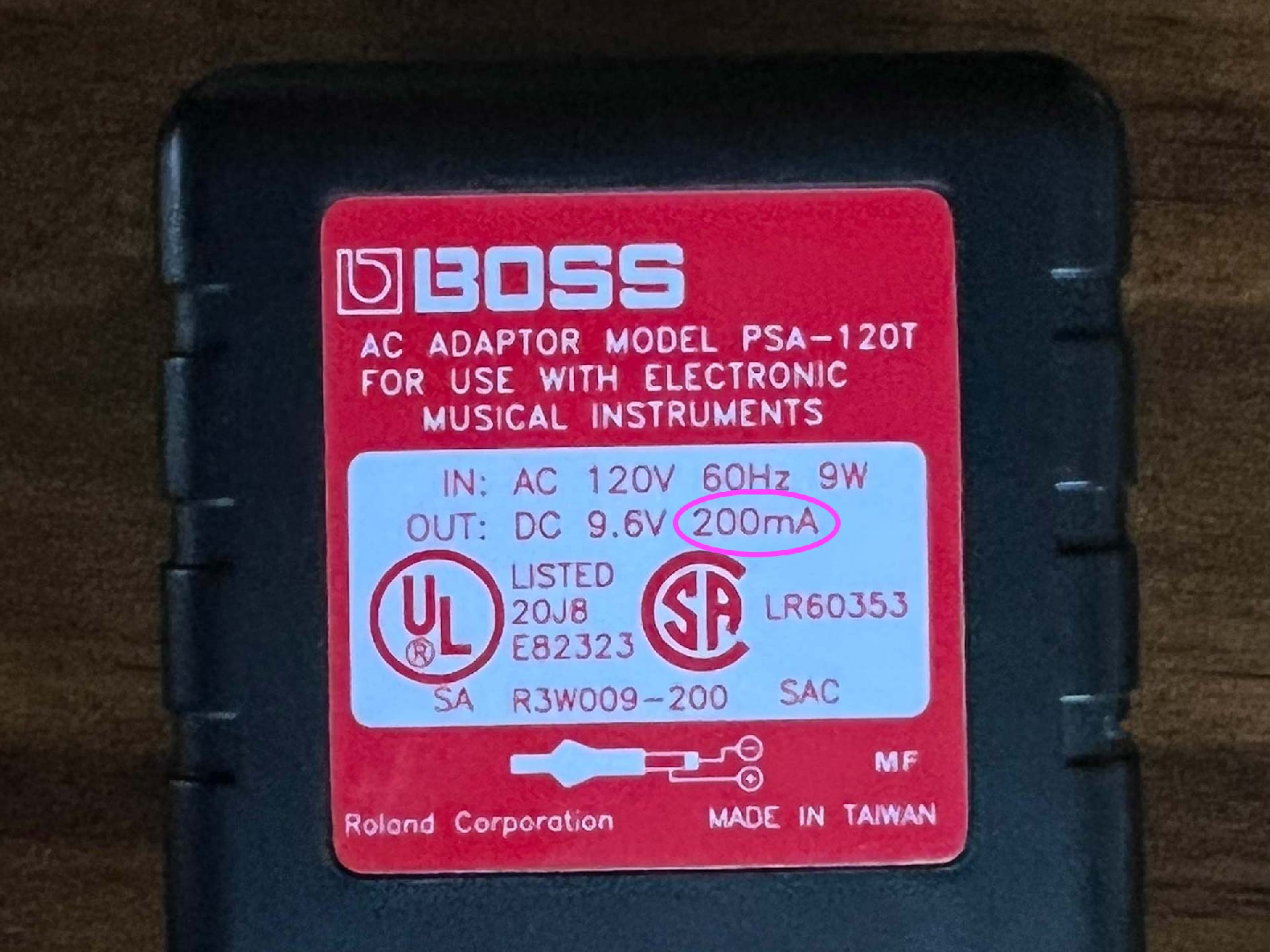 Boss AC Adapter